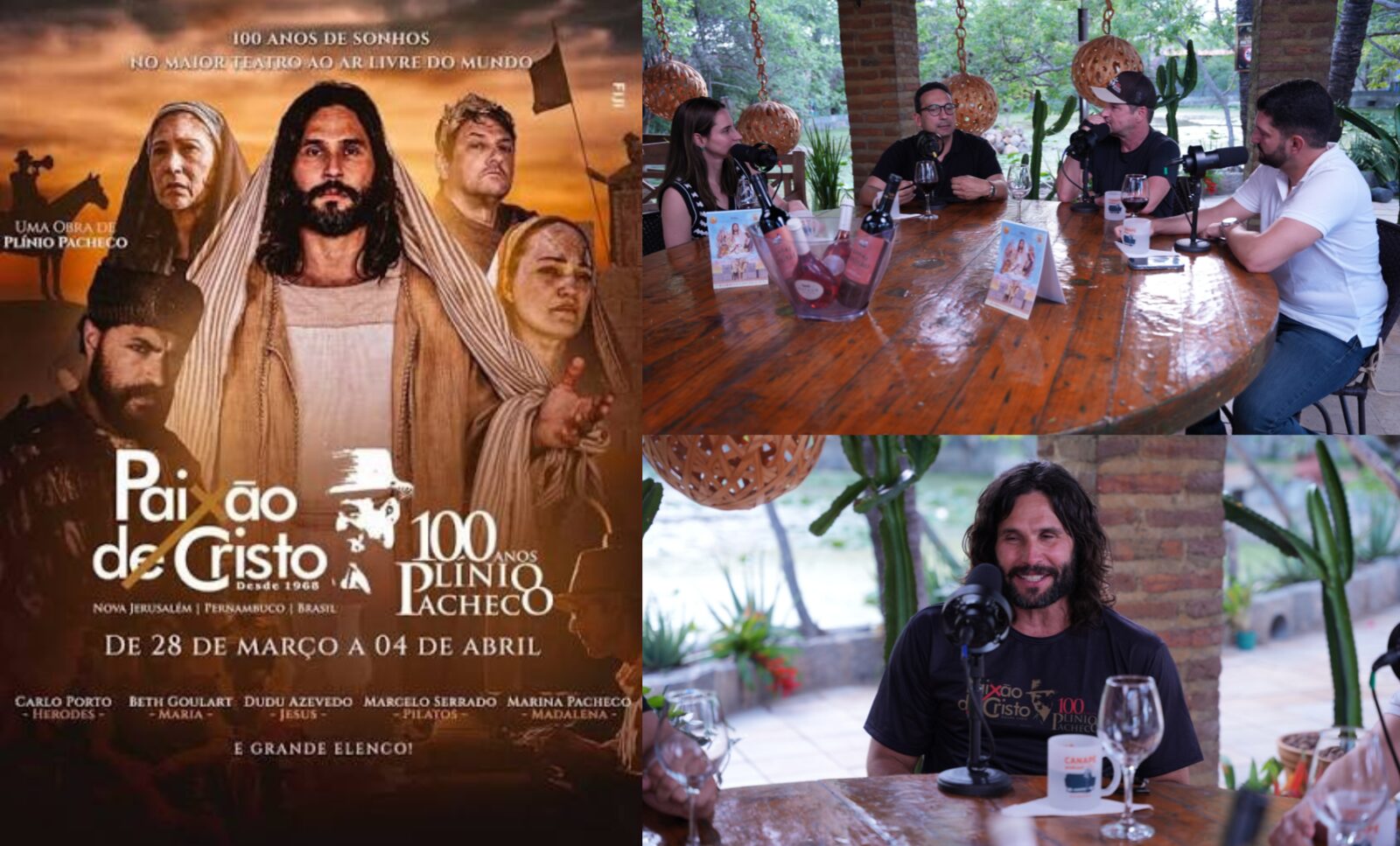 Canapé Podcast na Paixão de Cristo